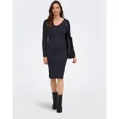 ONLY Maternity Vestido de malha 'OLMKatia' azul noturno