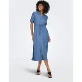 ONLY Vestidos camiseiros 'ONLCharis' azul ganga