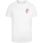 Mister tee Camisa 'Negroni Please' vermelho / branco