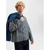 Jack & Jones Camisa 'JJAustin' azul / branco