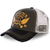 Von Dutch Boné 'Gorra marron crew5 trucker cap' castanho