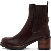 Derimod Botas pelo tornozelo castanho