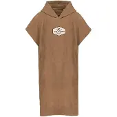 Surf Monkey Roupão de banho 'Surf Cotton Poncho kids' bege