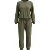 CUPSHE Pijama 'Long Sleeve' verde