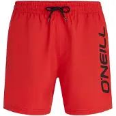 O'Neill Calções de banho 'Logo 16' vermelho / preto