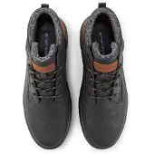 Tom Tailor Botas com atacadores conhaque / preto