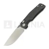 Kunwu Knives Navalha X-TAO - Satin - Carbon Fiber, preto