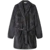 Gisela Roupão Shawl Collar Lurex Detail
