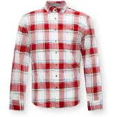 FYNCH-HATTON Camisa vermelho / branco