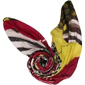Desigual Cachecóis amarelo / verde / vermelho / preto / branco