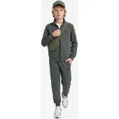 Tommy Life Fato de treino 'TOMMY Kinder Active Set' cáqui