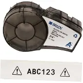 Brady M21-750-595-WT fita preta sobre branco 19,1mm x 6,40M