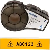 Brady M21-750-595-YL fita preta sobre amarelo 19,1mm x 6,40M