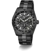 GUESS Relógios analógicos 'ROCCO' cinzento / preto