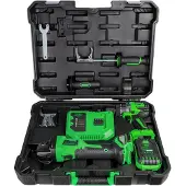JBM Kit De Ferramentas Elétricas 125mm Brushless Angle Grinder &amp; Hammer Drill