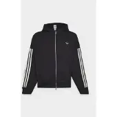 Adidas Originals Casaco em moletão 'AdiSignature' preto / branco