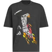 Adidas Camisa funcionais 'Anthony Edwards Stand Down' amarelo / cinzento / antracite / laranja