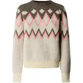 Pepe Jeans Pullover 'ANTONELLA' castanho escuro / rosa claro / branco natural