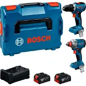 Bosch Kit De Ferramentas Elétricas Gdx18v-285+gsr18v-65+2x5.0+gal+l-b