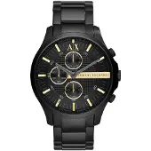 Armani Exchange AX2164 Relógio Homem Aço Inoxidável Preto Elegante Desportivo