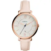 Fossil Relógios analógicos 'ES3988' azul / ouro rosa / cor-de-rosa / branco