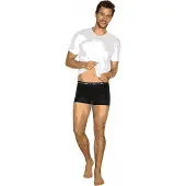 Dim Boxer COTON STRETCH X3 homens - Preto - T2