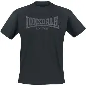 Lonsdale Camisa 'Kai' cinzento / preto