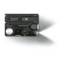 Victorinox SwissCard Lite preto transparente - 0.7333.T3