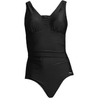 LASCANA Fato de banho modelador preto