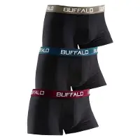 Buffalo Cueca bege escuro / petróleo / vermelho escuro / preto