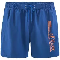 s.Oliver Calções de banho azul real / coral