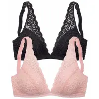 Petite fleur Soutien cor-de-rosa / preto