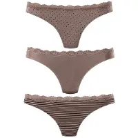 LASCANA Tanga castanho