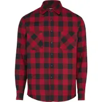 Urban Classics Camisa borgonha / preto