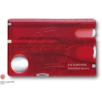 Victorinox SwissCard Nailcare vermelho transparente - 0.7240.T