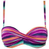 LASCANA Top de biquíni mistura de cores