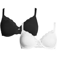 Petite fleur Soutien preto / branco