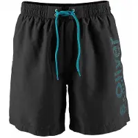 s.Oliver Calções de banho azul ciano / preto