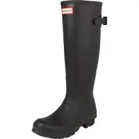 Hunter para mulher. WFT1001RMA Botas Ajustáveis Orig Back preto (40/41), Plano, Nenhum, Casual