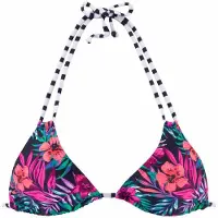 Venice beach Top de biquíni 'Summer' navy / mistura de cores / rosa