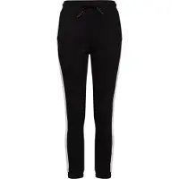 Urban Classics Calças preto / branco