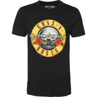 Mister tee Camisa 'Guns n‘ Roses' amarelo / vermelho / preto