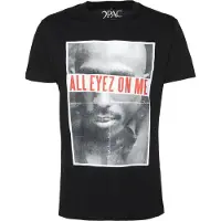 Mister tee Camisa '2Pac All Eyez On Me' preto