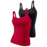 LASCANA Top granadina / preto