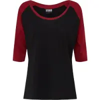 Urban Classics Camisa borgonha / preto