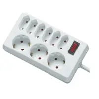 REV Régua De Energia Socket Line 9 Fold 1.4 M With Switch