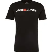 Jack & Jones Camisa 'Essentials' vermelho vivo / preto / branco