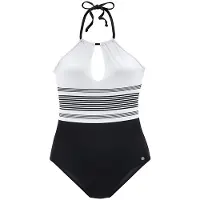 Jette Fato de banho 'Macy' preto / branco