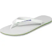Havaianas Chinelos BRASIL LOGO mulheres - Branco - 37 / 38