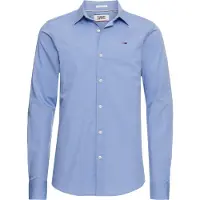 Tommy Hilfiger Camisa azul claro / vermelho sangue / branco